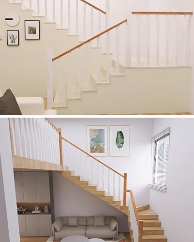 Barreaux d'escalier en bois pour réparer une rampe abîmée - 5