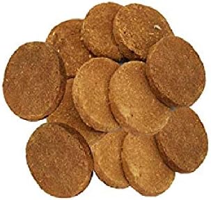 SANCTIFIED Cow Dung Cake/Kanda/UPLA for HAWAN PUJA Meditation with guggle, Kapoor, Chandan,laung & Others (12 pcs)
