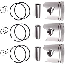 6K5-11601 6K5-11631 Piston and Ring STD Suitable for Yamaha Outboard Motor 2T 60HP 3CYL Powertec Parsun T60 6K5-11631-03 6H3-11631-01-96
