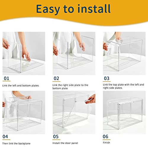 Gzhok 2 Pack Clear Plastic Purse Organizer For Closet,Handbag Storage,Purse Storage Organizer,Clear Display Storage For Wallet,Shoes,Book,Cosmetic,Toys,Clothes #TOP6