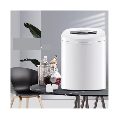 Fabricadora de hielo portátil compacta 26lb día blanca miniatura 5