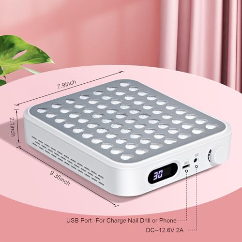 Recolector de Polvo para Uñas con 2 Filtros Reutilizables miniatura 5