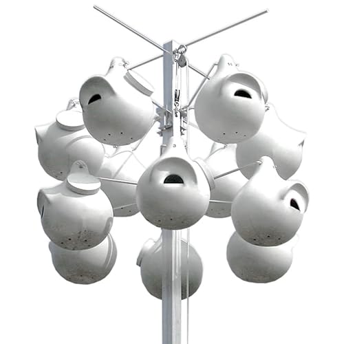 Troyers Deluxe Gourd Rack with 12 Crescent SREH Gourds