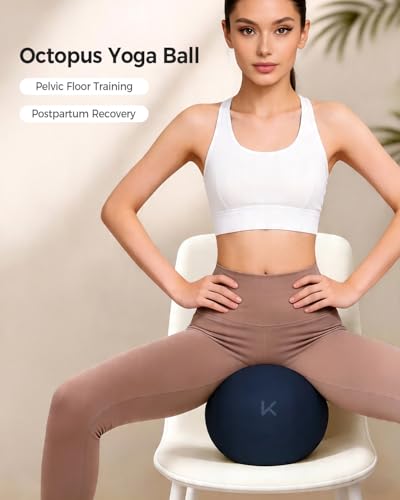 Image of KEEP Exercise Ball Anti-Burst - Thickened Yoga Ball Pilates Ball for Physical Therapy, Fitness Ball for Workout, Core Strength and Physical Therapy