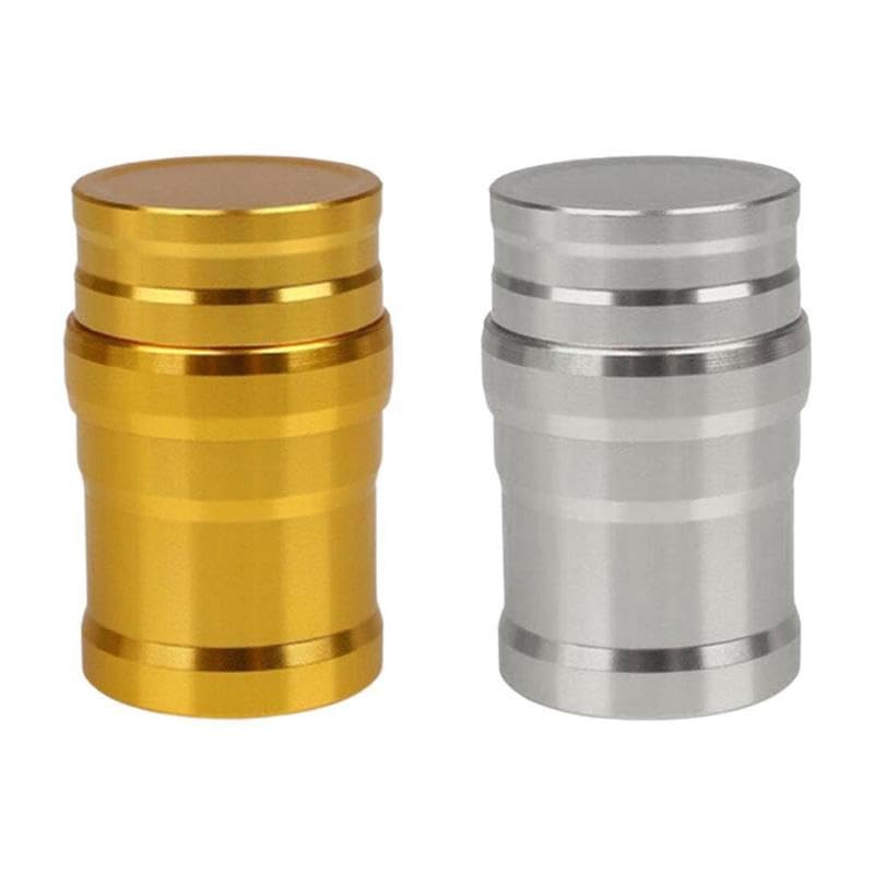 Portable Metal Mini Alcohol Lamp Lab Equipment Heating Liquid Stoves for Outdoor Survival Camping Hiking Travel Accessories (Silver)