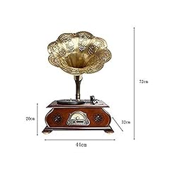 Phonographe rétro Classique Vintage, Platine Vinyle Gramophone Tourne-Disque Aux-in/USB cuivre klaxon FM Radio pour la… - Les Beatles, Paul McCartney, John Lennon, RIngo Starr, George Harrison Phonographe rétro Classique Vintage, Platine Vinyle Gramophone Tourne-Disque Aux-in/USB cuivre klaxon FM Radio pour la… – Image 2