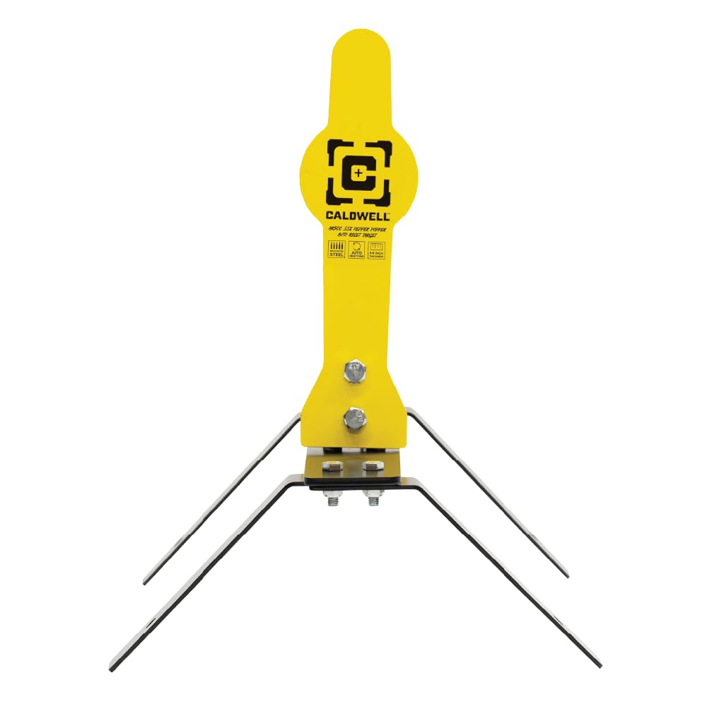 Caldwell AR500 Steel Target Kits with Target Stand, Rifle Rated, 1/4"-3/8" Steel, for Range, Practice Shooting, and Outdoors