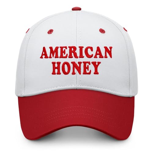 American Vintage Honey Hat Adjustable 2 Tone Cap for Men Women Embroidered Trucker Hat