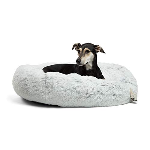 Best Friends by Sheri Calming Shag Vegan Fur Donut Cuddler (36x36, Zippered) –