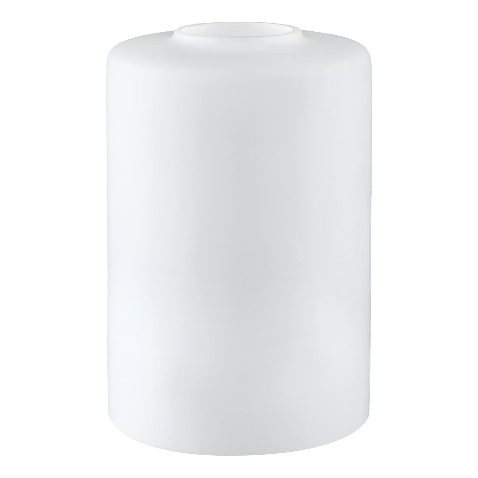 Skelang 2 Stück Glas Lampenschirm Weiß Opal Matt, 42 mm Ersatz Lampenschirm, Lampenglas Glas für Hängeleuchte, Wandleuchte, Lampe