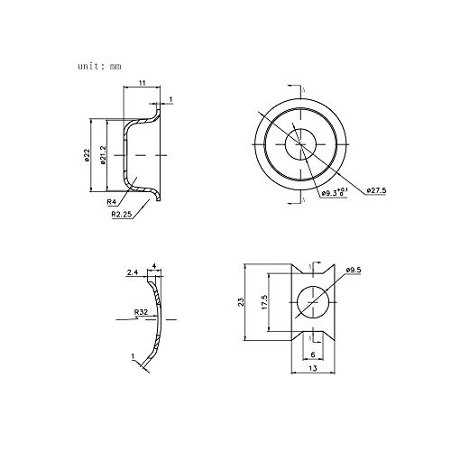 RuleaxAsi TL Guitarra Elétrica Jack Plates Covers Embutidos Virola de Saída com o Grampo de Retenção