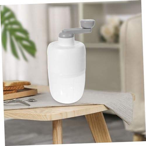 KOMBIUDA Ice Crusher Ice Shaver for Summer Hand Operated Ice Crushing Machine Manual Ice Cube Maker for Household Random Style