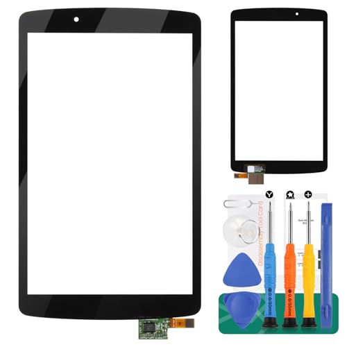 Screen Replacement for LG G Pad F 8.0 V495 V496 UK495 Touch Screen Digitizer Front Glass with Repair Tool Kit