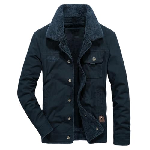 Veste d'hiver homme parka chaude polaire manteau coton épais
