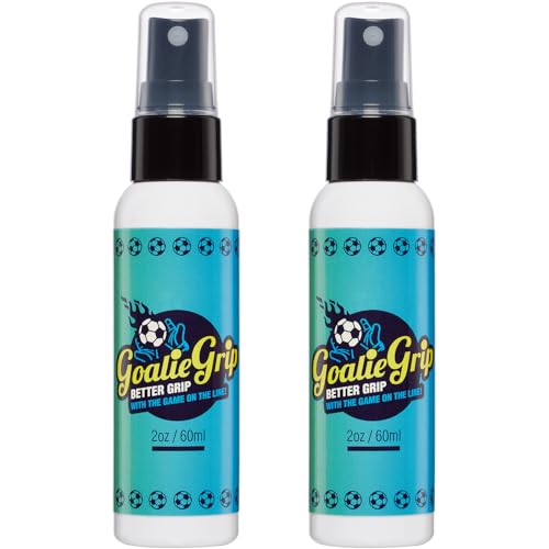 Goalie Grip - Soccer Goalie Glove Grip Spray 2 Pack - Long-Lasting Goalie Glove Spray for Enhanced...