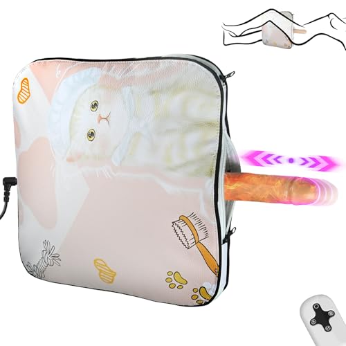 Roluck Kissen Dildo mit 3 Stoßfunktion & 3 Vibration für Frauen, Sexmaschine für die Frau, Fernbedienbar Position Multifunktionales Sexkissen G Spot Masturbation Dildos Sexmöbel für Paare Frauen