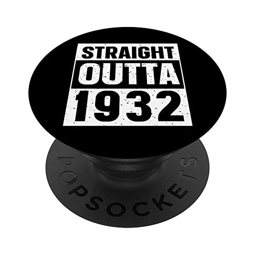 Straight Outta 1932 camisetas 90 cumpleaños nacido en 1932 PopSockets PopGrip Intercambiable