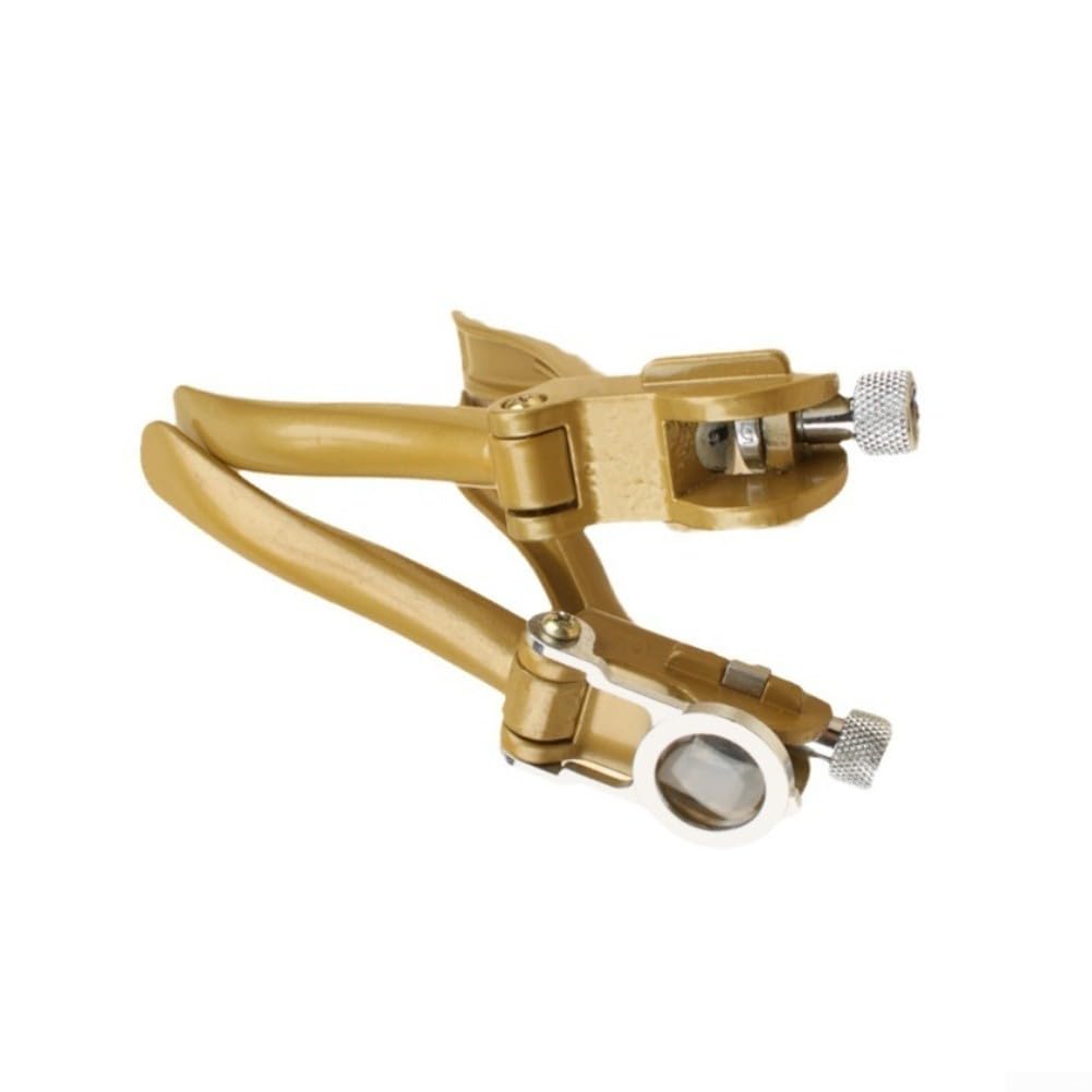 Juego de Alicates para Anillo de Retención con Punta de Aleación para dura y para ajuste 40-70mm - para herramienta Ergonómica para Interior y Exterior(With a magnifying)