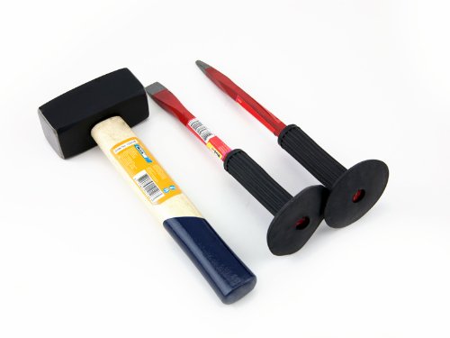 Unbekannt 4041 Fäustel-Meißel-Set 3-tlg