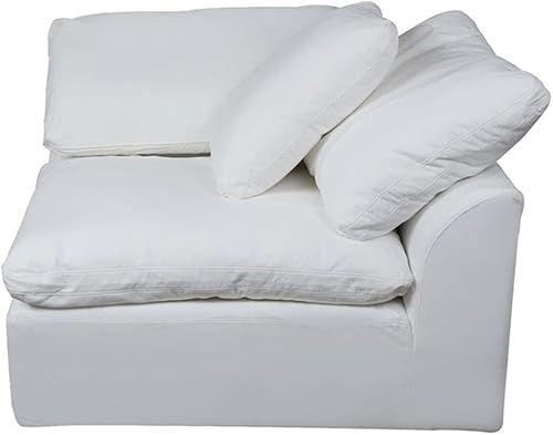 Miniatura 5 de Sunset Trading Contemporary Puff Collection - 2 sofás modulares con cubierta deslizante, tela de rendimiento, lavable, resistente al agua, a prueba