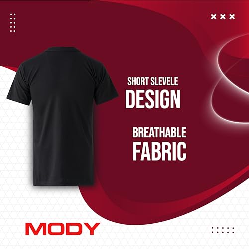 Mody Men Undershirt Round Neck Short Sleve 5-Pack, Men Undershirt, Cotton Tank Top, Soft Undershirt for Men3