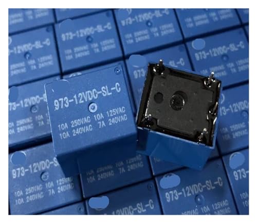 Relais 973-12VDC-SL-C T73-1C compact 5 broches haute capacité 12A