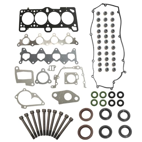 Image of Head Gasket Set with Bolts, 1.6L, ES71023 CPWK105, for Hyundai Accent for Kia Rio 1.6L DOHC 16v 2006-2011#OE HS26224PT-1 HS26224PT-2 22441 26801 22311 26101 22224 23500 21421 22020(68pcs)