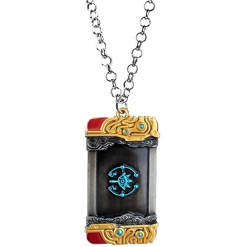 MEETCUTE Zelda Purya Necklace Latest,Necklace for Men and Women The Legend of Zelda Tears of the Kingdom Purya Pendant Necklace Cosplay Accessories