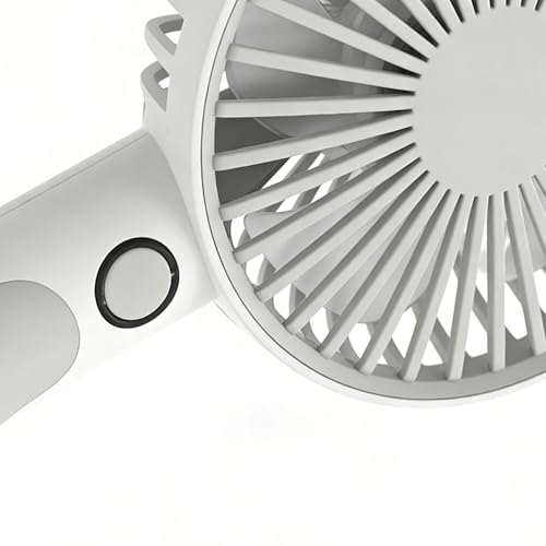 Ventilador de mano recargable portátil ideal para casa, picnic y camping 7