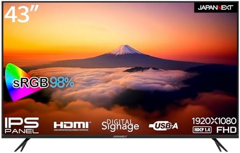Amazon.co.jp: JAPANNEXT 43インチ 大型 モニター 4K UHD 3840x2160 