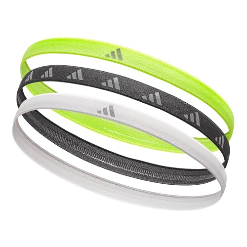 Image of adidas Hairband - Lucid Lemon, Black, Silver