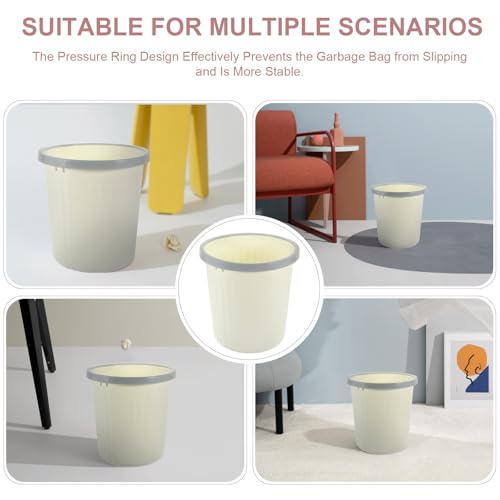 Basurero doméstico Ipetboom pequeño 8L beige miniatura 3