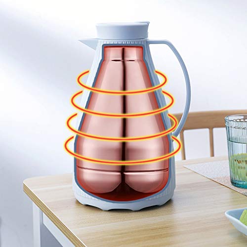 Thermische Karaffen, Dubbele vacuüm geïsoleerde glas thermosfo's en drankblikken - Compact, 1.5L paars blauw (Color… - Image 6