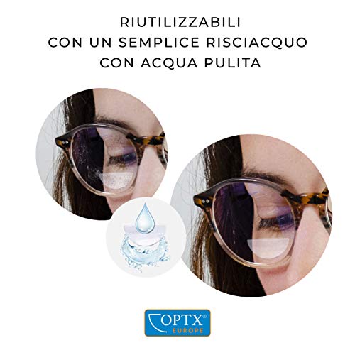 Hydrotac Bifocali Lenti da Lettura Adesive