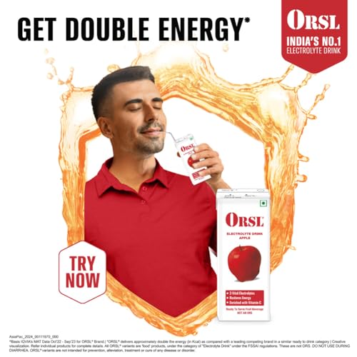 Image of ORSL Apple Drink 200ml (Pack of 6)
