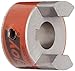 Lovejoy 27613 Size L095 Standard Jaw Coupling Hub, Sintered Iron, Inch, 0.438" Bore, 2.11" OD, 1" Length Through Bore, 561 in-lbs Max Nominal Torque, 0.094" x 0.047" Keyway