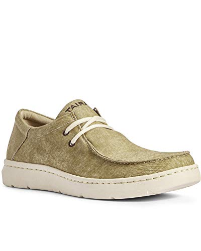 ARIAT Men's Hilo Tumbleweed Lace-Up Shoes Moc Toe Brown 7.5 EE US