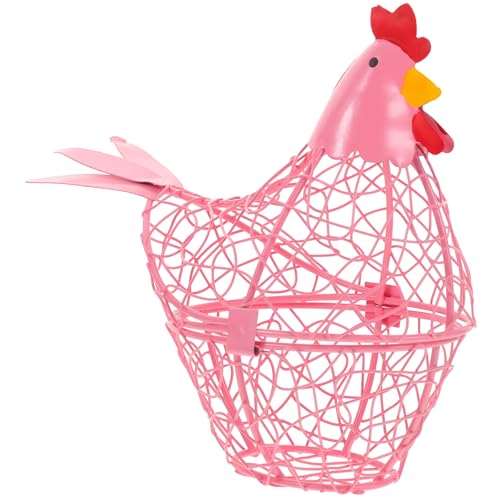 Cesta para huevos de hierro multifunción y estable para almacenamiento en la cocina 2