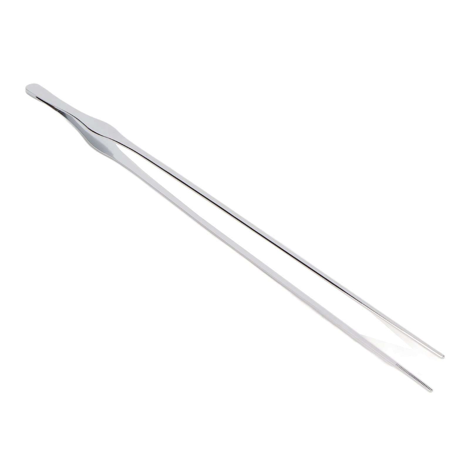Pssopp Pinzas de Acero Inoxidable de Acero de Acuario para Manejar Peces, Plantas, Reptiles - 45 Cm de Largo - Herramienta Acuática (Pinzas Rectas)