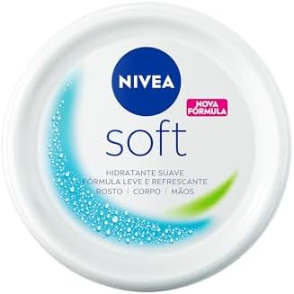 NIVEA Creme Soft 48g - Hidratação suave para rosto, mãos e corpo com fórmula leve e refrescante Menor preço em NIVEA Creme Soft 48g - Hidratação suave para rosto, mãos e corpo com fórmula leve e refrescante