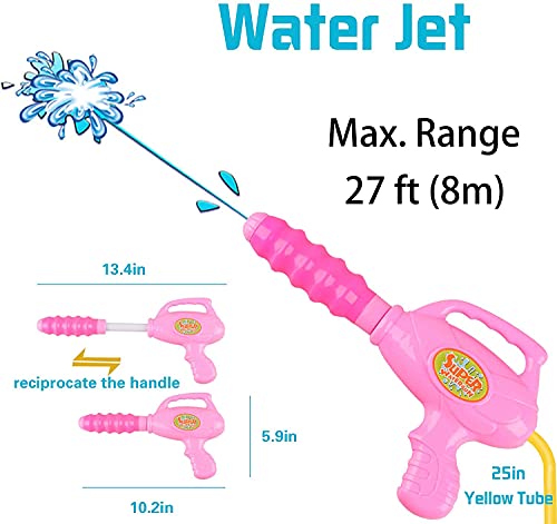 Portable Donuts Water Gun Backpack For Kids Water Shooter Blaster Toys Squirt Guns With Large Capacity Tank And Adjustable Straps For Summer Outdoors Pool Game Beach Sports Bath Play Toys Gift #TOP5