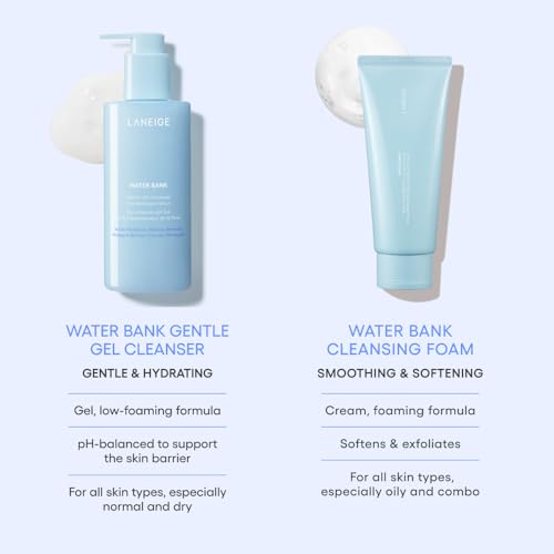 Image of Laneige Gentle Gel Cleanser with Hyaluronic Acid | Non-Drying | Maintain Skin Barrier & pH level | Hydrating Facewash | Soothes Skin | All skin types