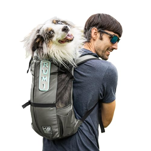 K9 Sport Sack Trainer - Large, Iron Gate - Ideal for Dogs with 20-22” Back Length - Backpack-Style Training Carrier - Meant for Quick, Non-Strenuous Activities