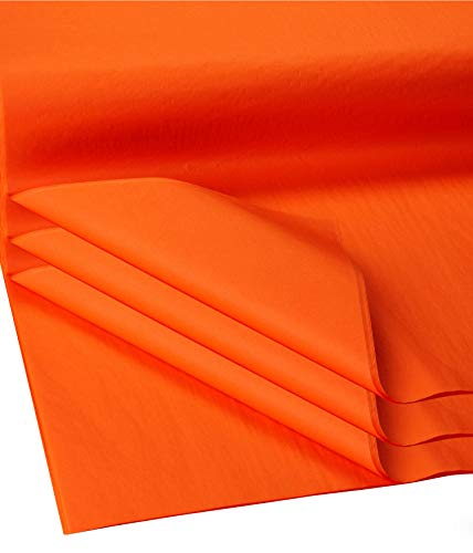 Flexicore PackgingÂ® | Gift Wrap Tissue Paper | Size: 15x20 | Acid Free (Orange Crush, 100 Sheets)