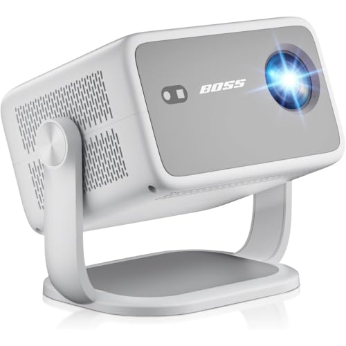 Image of BOSS X1000 Ultra AI | Full HD, 4K HDR10+ 8K Supported | 1200 ANSI | AI Auto Focus & Auto Keystone | Sealed Optical Engine | Android 13 | 5G WiFi & Bluetooth | Voice Remote | 2 Yrs Warranty