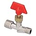 Needle Valve Straight Thread Iron 5Pcs Water Pipe Air Hose Flow Control Adjustable High Pressure Industrial Plumbing Accessories for Shipbuilding Chemical Power Plants