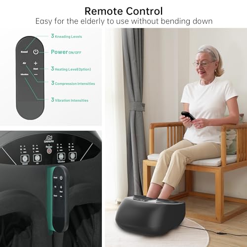Snailax Shiatsu Fußmassagegerät mit Wärme, Kneten & Kompression – Ansicht 5