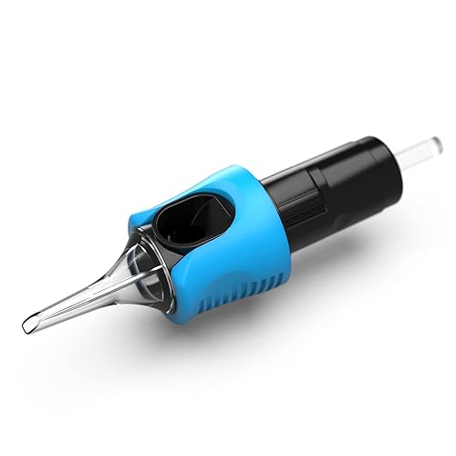 Miniatura 8 de STIGMA Agujas de cartucho de tatuaje de repisa de dedo #10 (15RM) Magnum redondo 0.012 in Bugpin M-Taper 16 piezas con cartuchos de tatuaje de