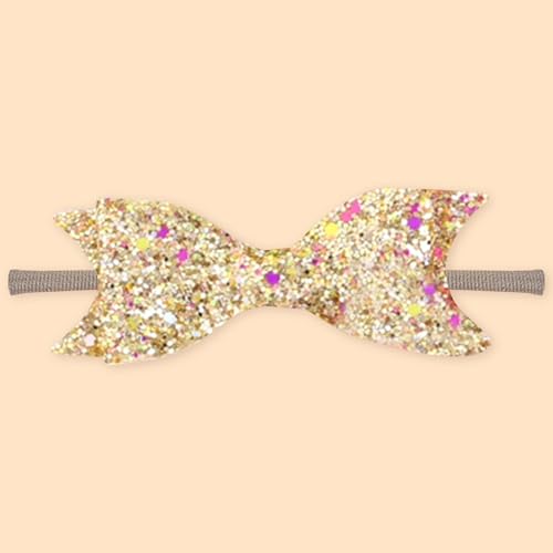 Image of POLKA TOTS Baby Hairbands for Kids Girl | Cute Stretchable Hair Bands for Baby Girls | Kids Hair Accessories | Elastic Infant Hairband | Toddler Hair Clips (Pack of 10)