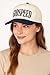 ScarvesMe Women Godspeed Embroidery Two Tone Cotton Snapback Trucker Hat Baseball Cap Navy